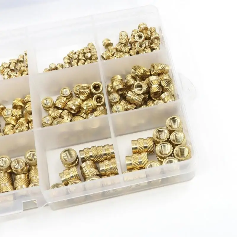 652F 520 Pcs Metal Fastener Nut with Knurled Surfaces Enhances Grip for Long Service Connection Versatile Use in Industrial