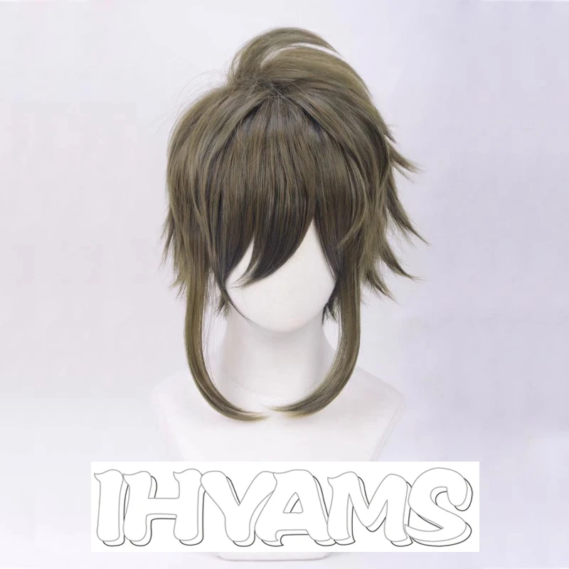 Leader Wigs From Game IDOLiSH7 Gree Short Synthetic Cosplay Costume Wigs Heat Resistance Halloween Party Play Role Hair