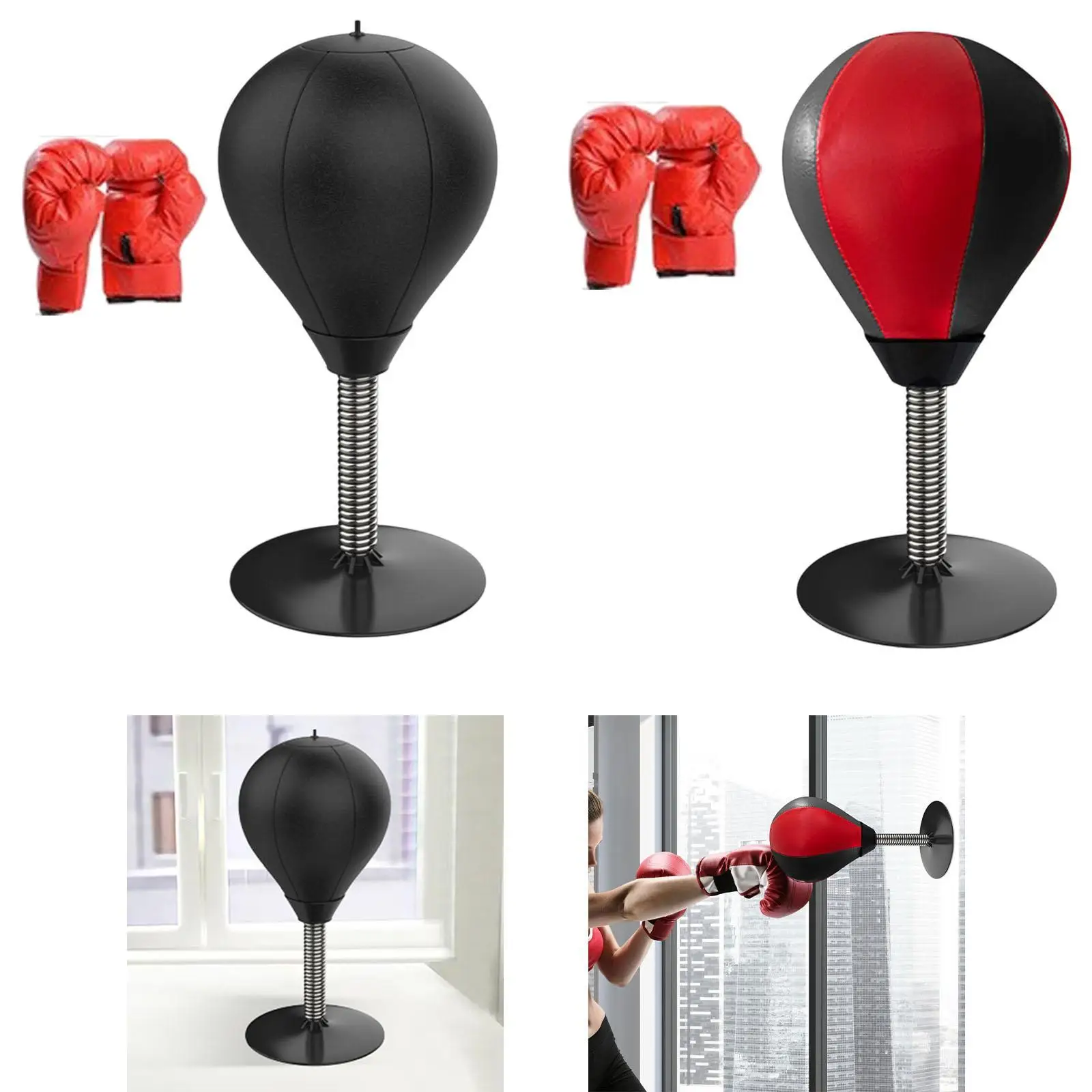 Desktop Punching Bag Heavy Duty Thanksgiving Gifts for Office Table Equipment Gear Counter Easy to Install Funny Toy Punch Ball