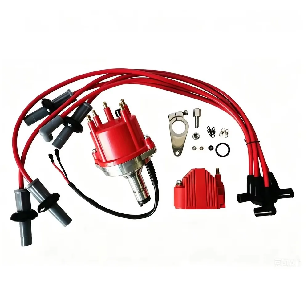 Ignition Distributor Kit RPI2510CT for VW H4, Built-in Ignition Module, Direct Replacement High Performance Coil Pack