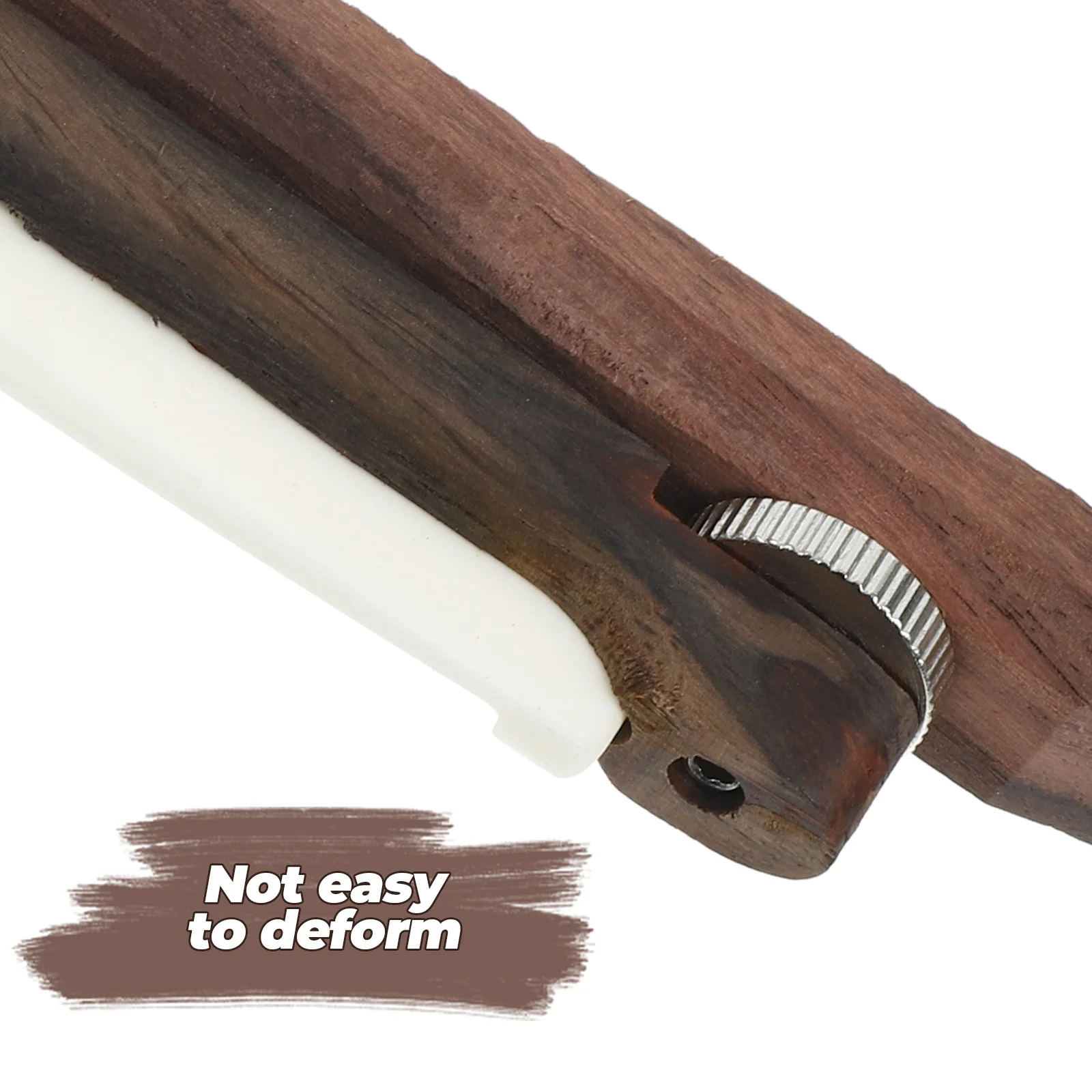 

Rosewood Color Ebony Guitar Bridge 156Mm Height Adjustable Angled Design Polished Flat Bottom for Jazz Mandolin Luthier