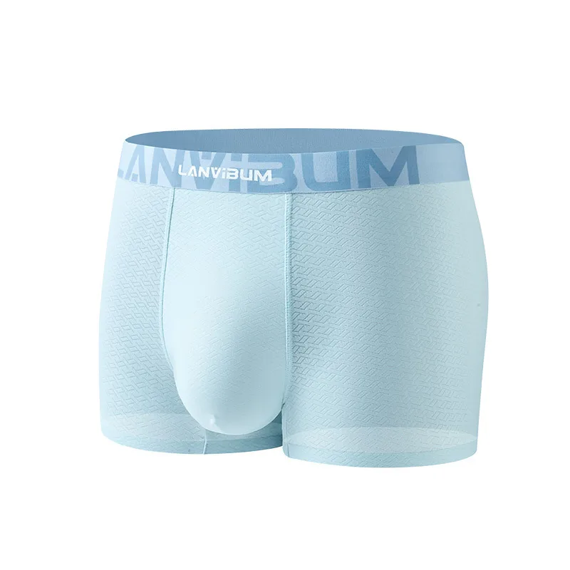 

2025 Summer New Men's Underwear Non Antibacterial Lightweight Breathable Men's Four cornered Shorts
