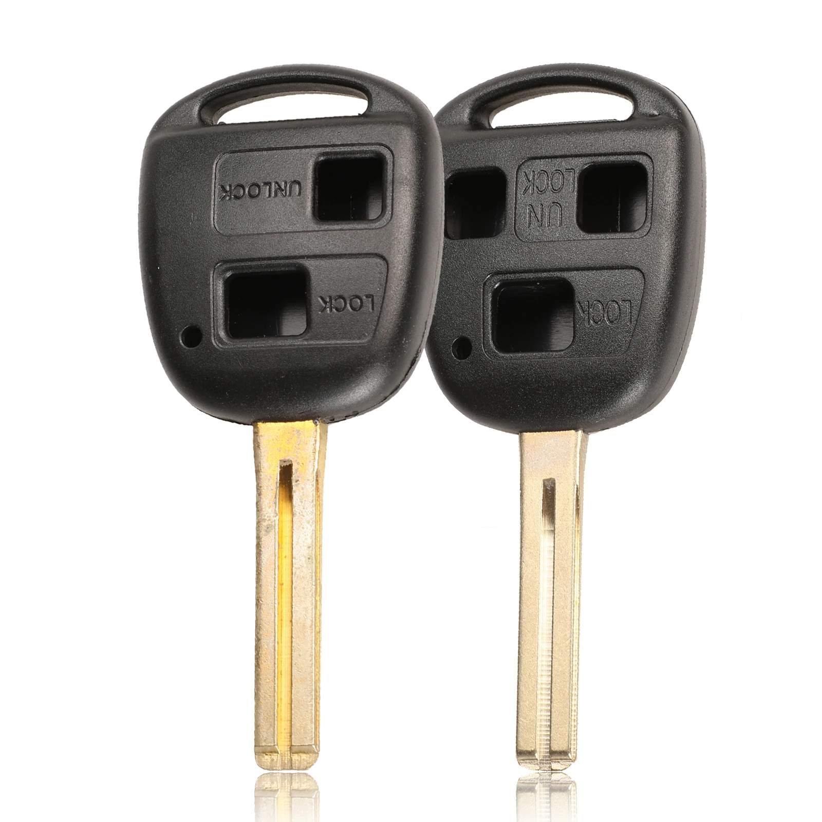 

Bilchave 2/3 кнопки сменный удаленный автомобильный ключ для Toyota Land Cruiser Lexus чехол с необрезанным лезвием TOY48