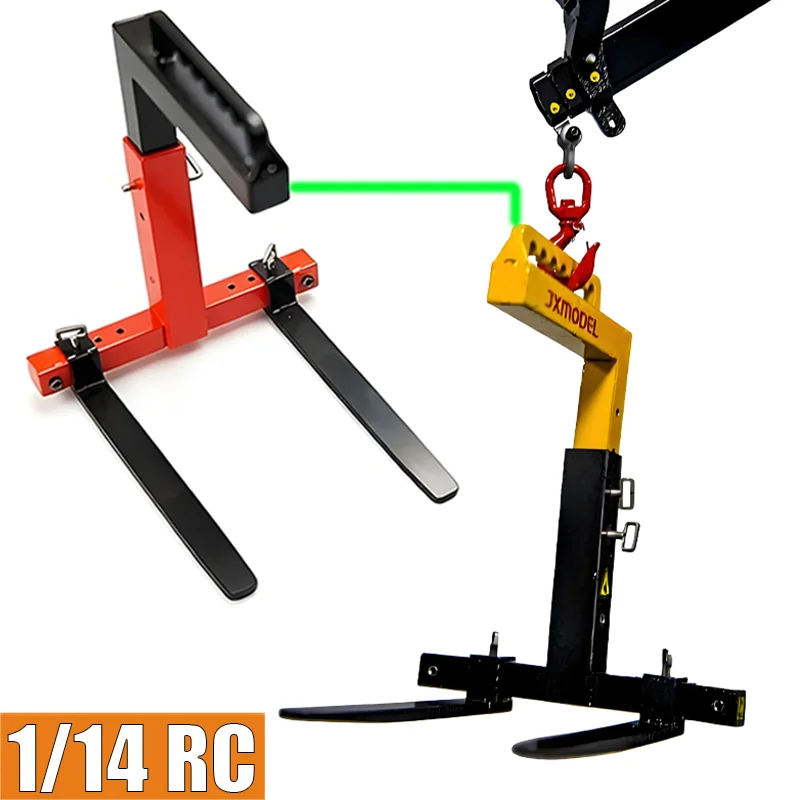 1:14th Scale JXmodel F1650 Simulation Lifting Fork of Mounted Crane for Tamiya RC Truck JXmodel Car