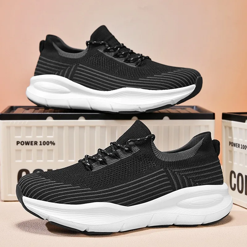 Men's Sneakers Summer Breathable Mesh Shoes Fashion Outdoor Casual Shoe Lightweight Comfort Sports Running Shoes Zapatos Hombre