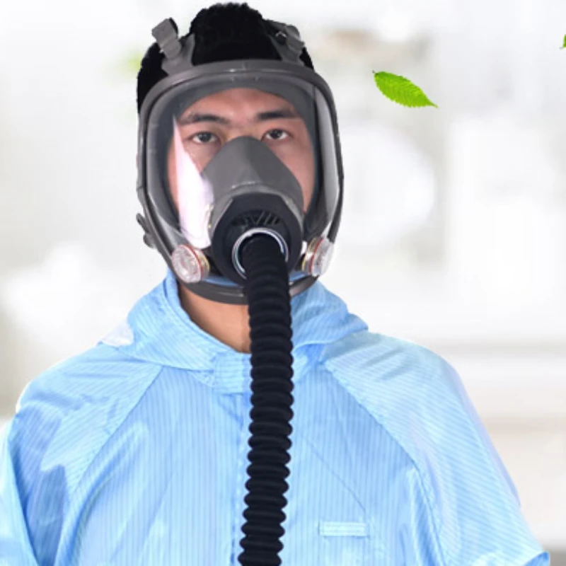 Gas supply type gas mask, electric air supply type long tube respirator, spray painting and dust prevention