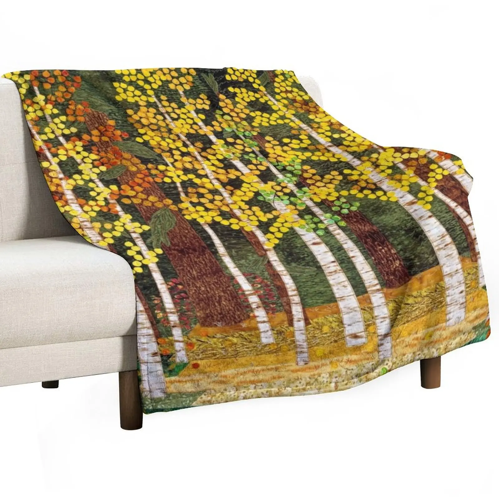 Aspen Splendor Throw Blanket Flannels Bed Fashionable Blankets