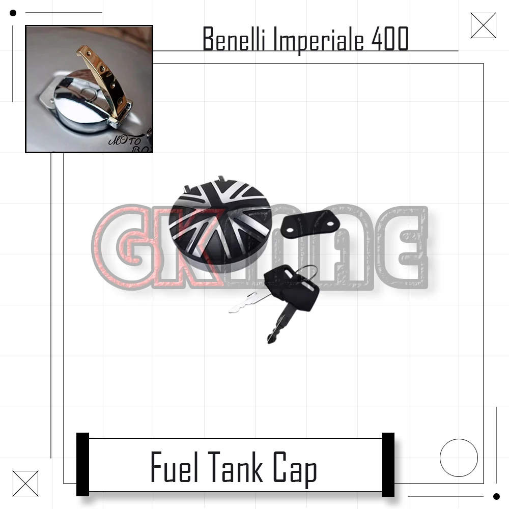 

For Benelli BJ Imperiale 400 Motorcycle Modified Fuel Tank Cap Add Fuel Cap Decorative Cover Fit BJ400-8 Imperiale400
