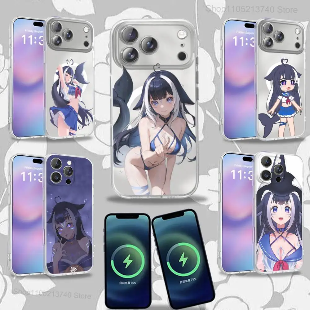 

H-hylily V-Vshojo Vtuber-ES Phone Case For iPhone 16,14,11,17,13,15,12,Air,Plus,Pro,Max,E,Mini Frosted for MagSafe Magnetic