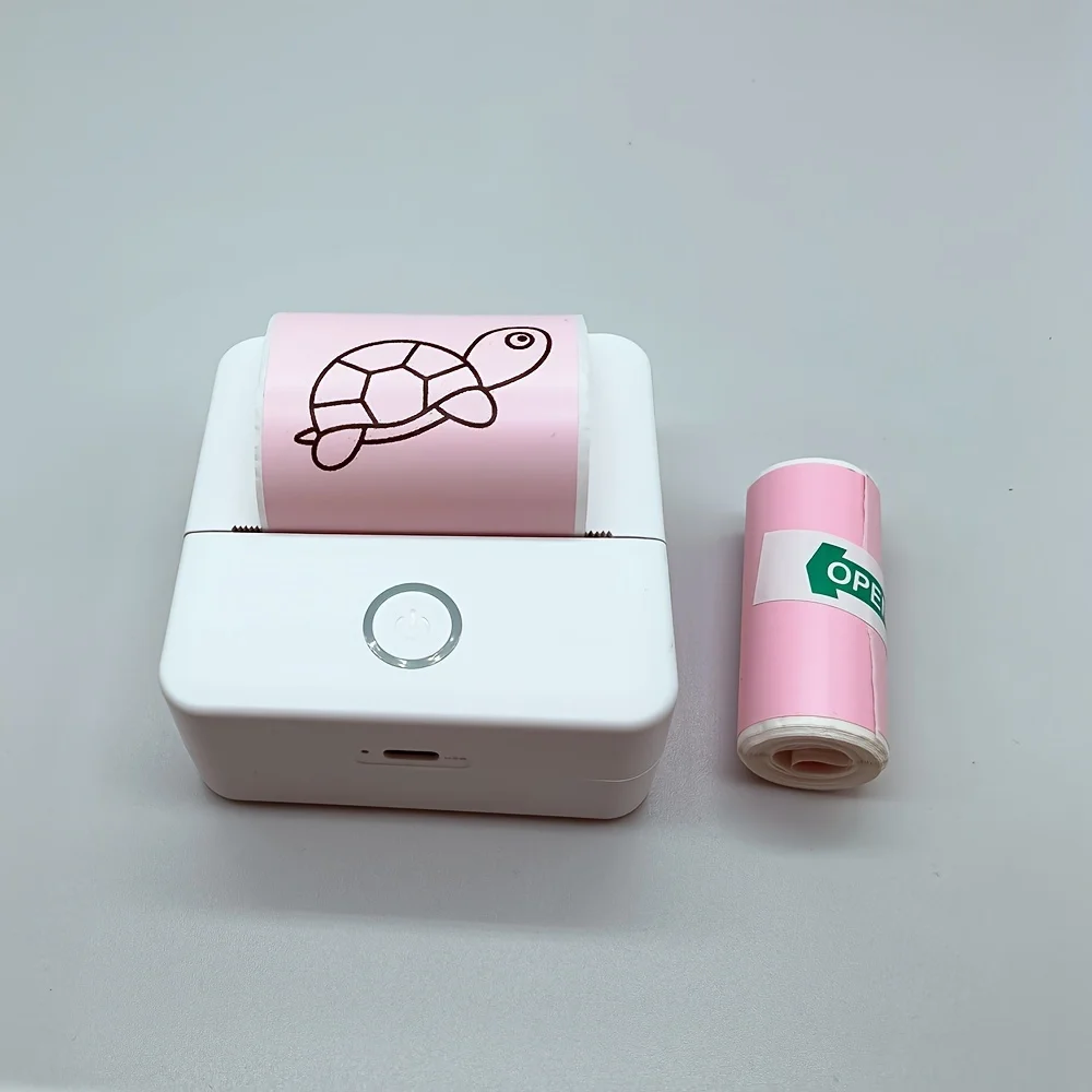 12 Rolls Self-Adhesive Thermal Sticker Paper 57x25mm Matte Biodegradable Refills for Mini Printers & Instant Cameras 70gsm