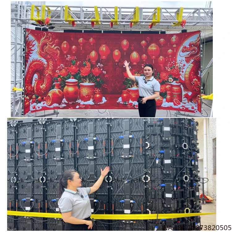 Светодиодные наружные экраны P3,91 мм для мероприятий 500x500 мм, аренда панели, видеодисплей