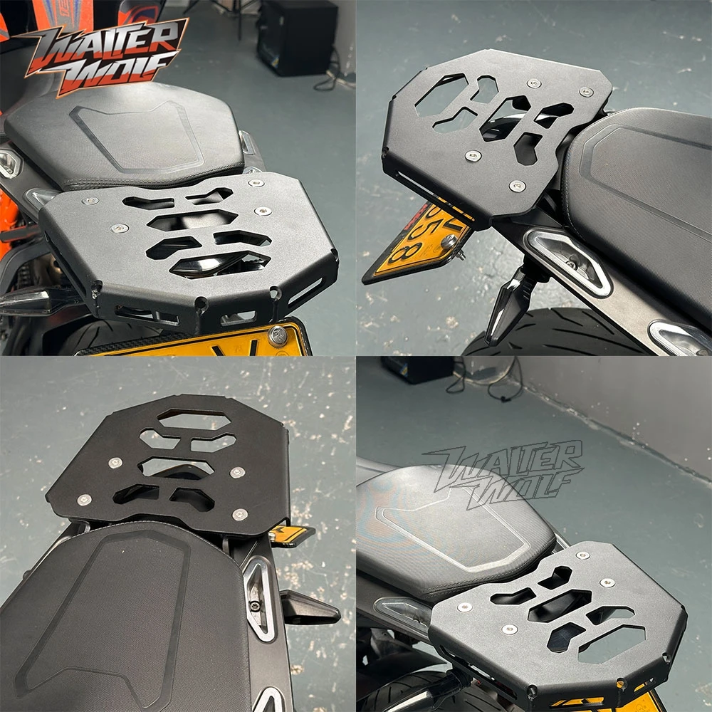 オートバイの荷物ラックホルダー 1290 スーパーデューク GT 2016-2024 後部座席テールボックス収納貨物スーツケース棚ブラケットサポート