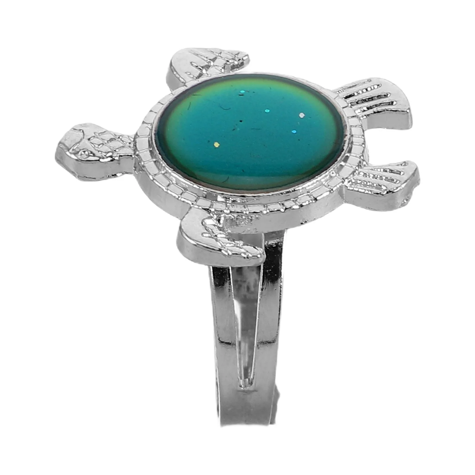 Adorable Sea Turtle Mood Ring for Temperature Responsive Color Shift Jewelry Stylish Simple Design Fun Rings for