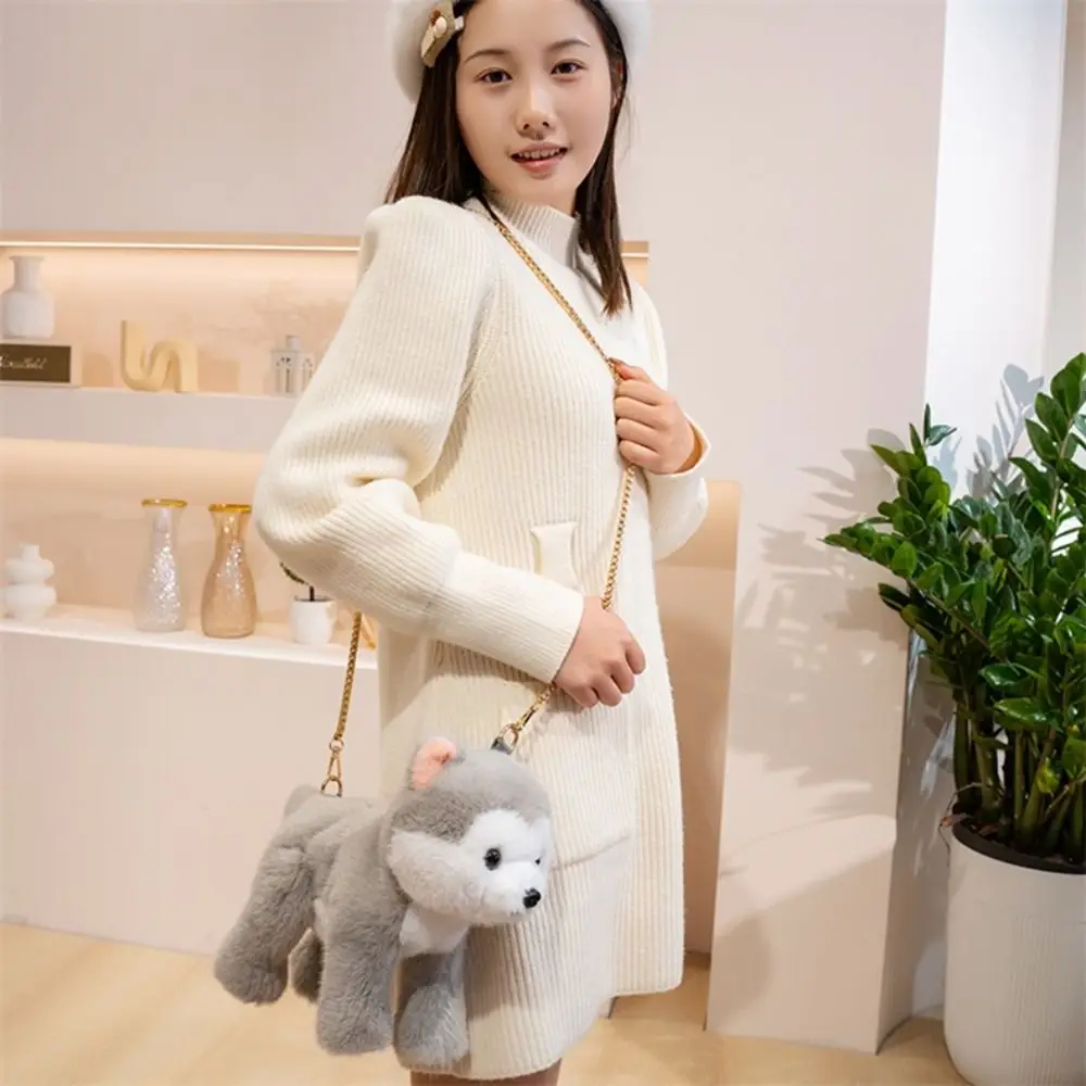 赤ちゃん幼児用 西ハイランド犬のぬいぐるみ リアルなシミュレーション 秋田犬 ハスキー ペット人形 ぬいぐるみ子犬人形 子供向け