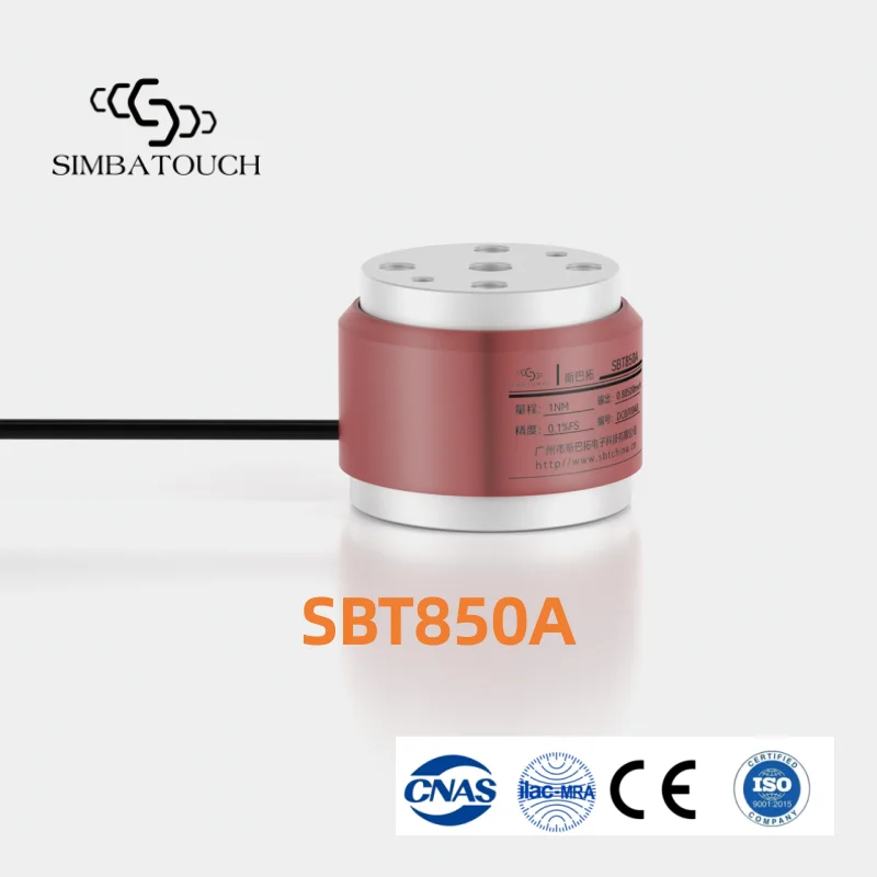 Compact Size Double Flange Static Torque Sensor for Industrial Automation Measurement