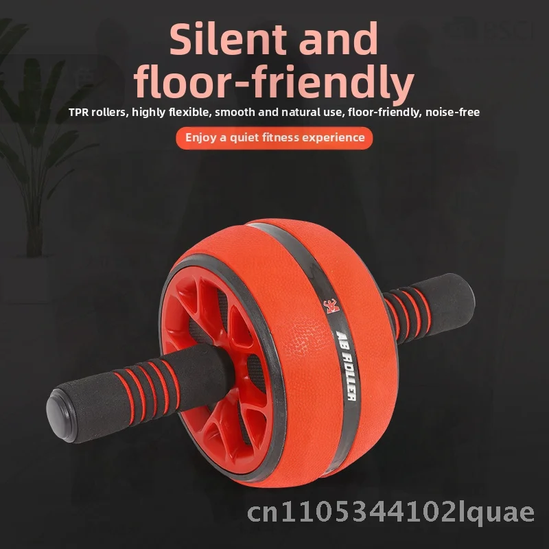 عجلة البطن للياقة البدنية في الأماكن المغلقة لتخسيس البطن، أبيض أصفر أحمر أزرق، معدات تمارين منزلية غير قابلة للطي للمكتب