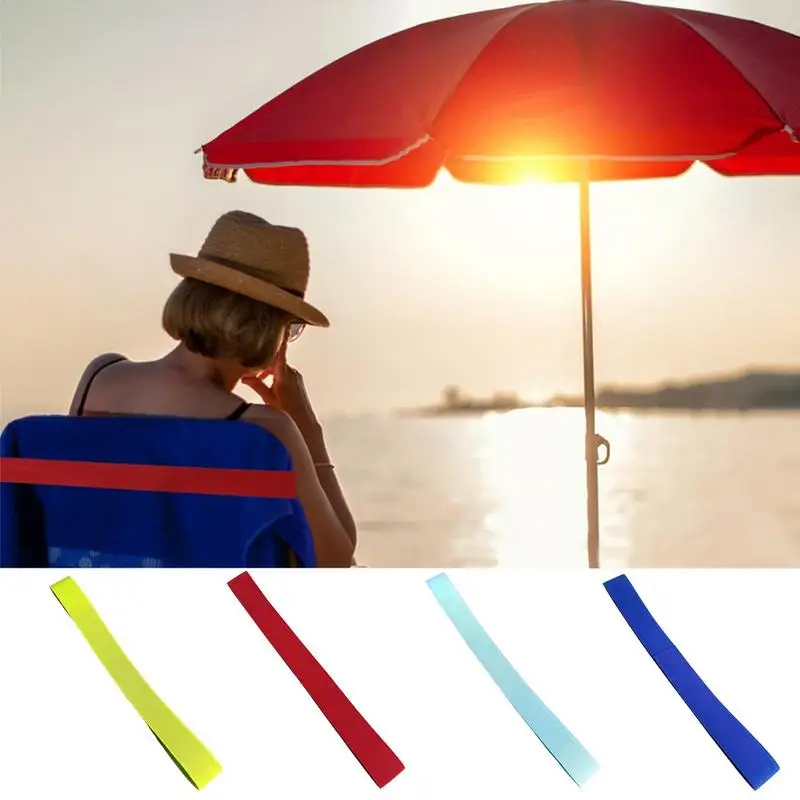 Bandeaux de serviettes extensibles pour chaises de plage, pinces à serviettes, parfait pour les partenaires, plage, carnaval, croisière, piscine