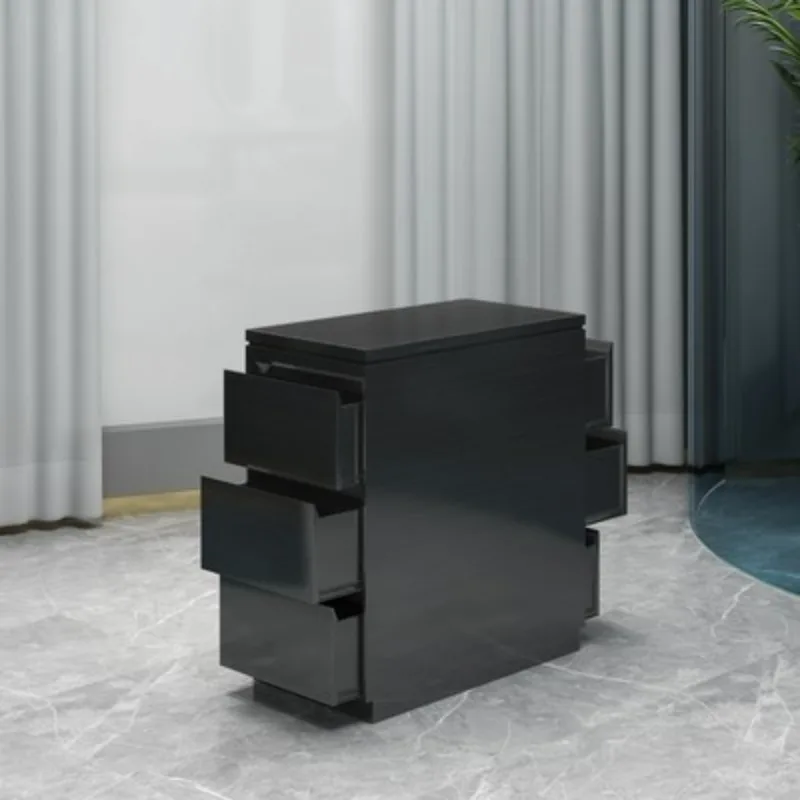 Double-sided Drawer Barber Shop Tool Cabinet Stainless Steel Hair Salon Hair Salon Perm and Dyeing Cabinet