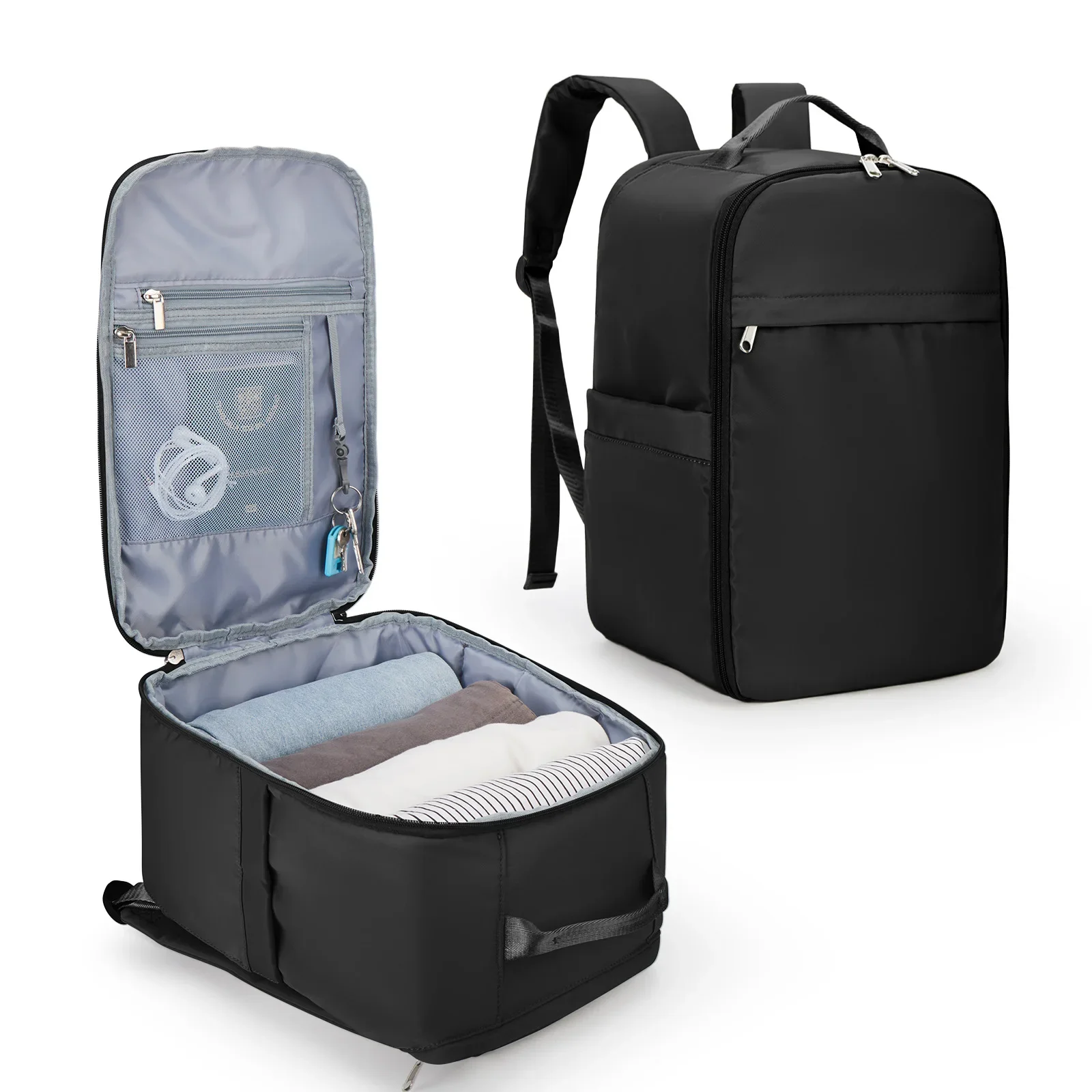 

Ryanair Approved 40x20x25 Cabin Backpack, Fits EasyJet 45x36x20 Hand Luggage, Unisex Laptop Travel Rucksack