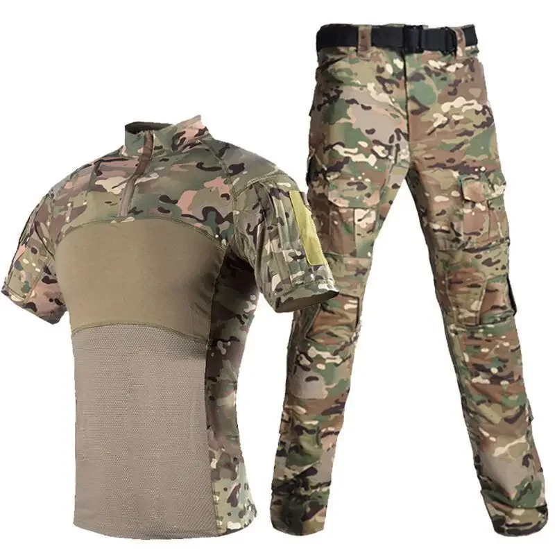 Female Cotton Camouflage Long-Sleeved Frog Water-proof CP Dark Night Spring And Autumn Tactical Suit Military Fan CS Top Pants