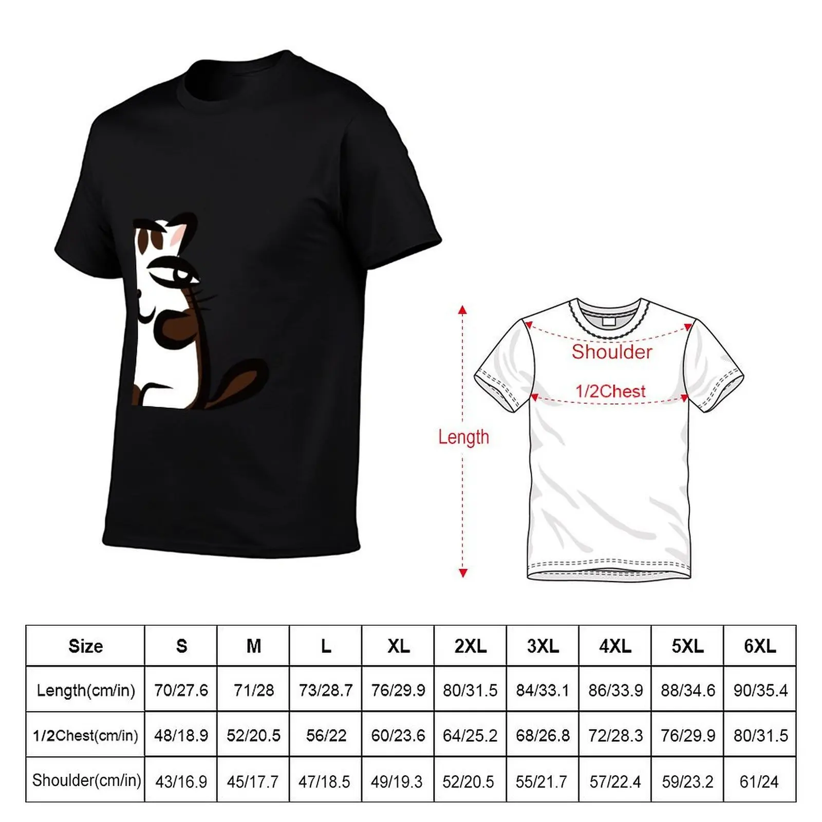 Look at you ~~~meow T-Shirt Holiday Casual Short Sleeve Top