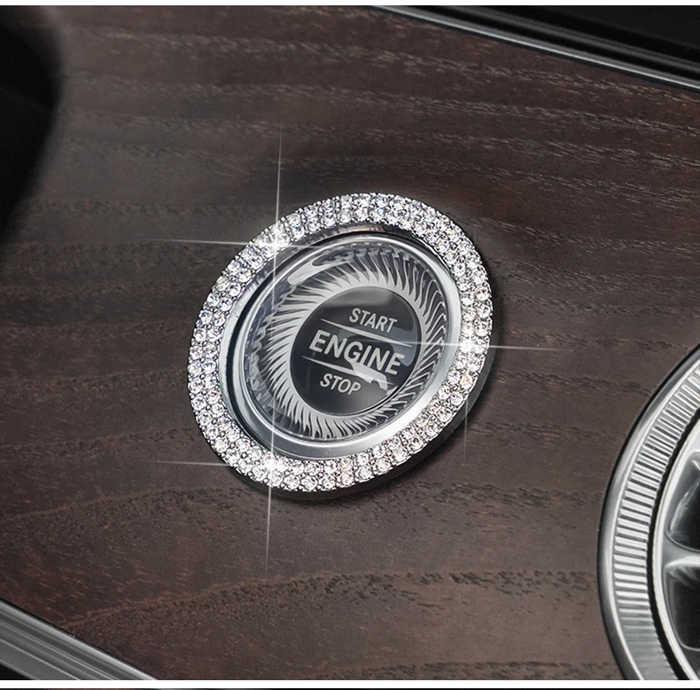 

Для Audi A4L/A6L/Q5L/A3/Q3/Q2L/Q7 запуска в один клик, чтобы изменить декоративную кнопку, паста для ключей, защитный чехол, автомобильные аксессуары, автомобиль