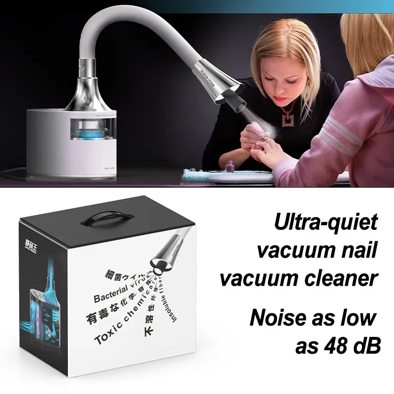 Professional Nail Salon Use Manicure Cleaner Tool Vaccum Dust Suction Machine Nail dust collector