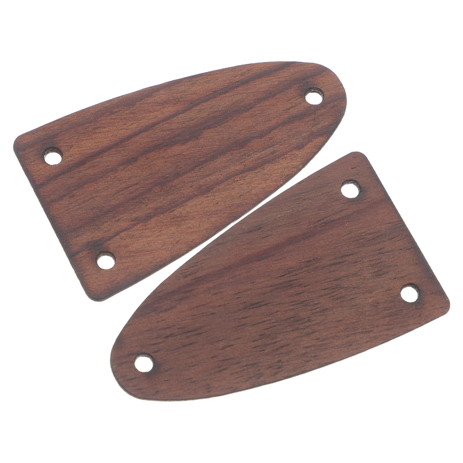 

2pcs Guitar Sturdy Wood Truss Rod Covers Sound Stability Enhancer Guitar Truss Rod Adjustment Parts Electric Bass Replacement
