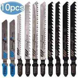 10Pcs  Metal Fine Tooth Scroll Saw Blades for Aluminum Woodworking - Blade Combo Kit