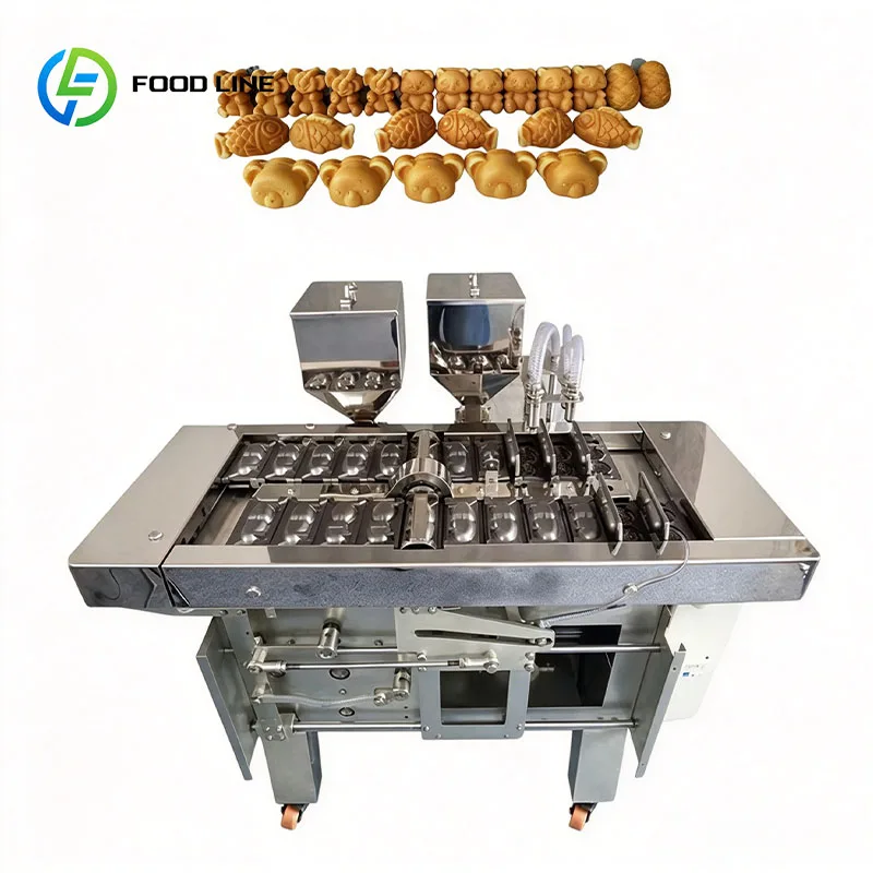 Delimanjoo Making Machine Taiyaki Cake Former Custard Cream Filling Commercial Bakery Machinery Customized