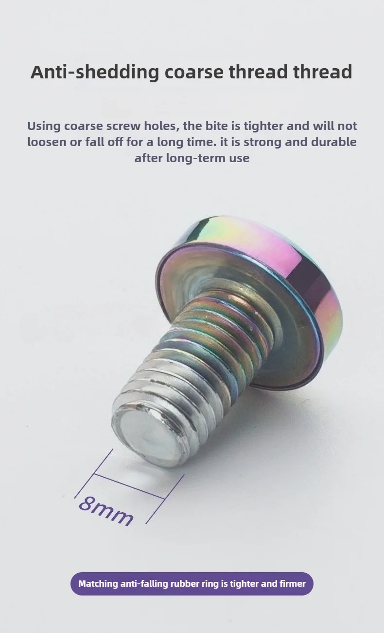 4 Stück Regenbogen-Acryl-Bilderrahmen-Glas-Schildhalterung Wandhalterung aus Edelstahl mit Befestigungsschrauben für Werbung – Detail 5