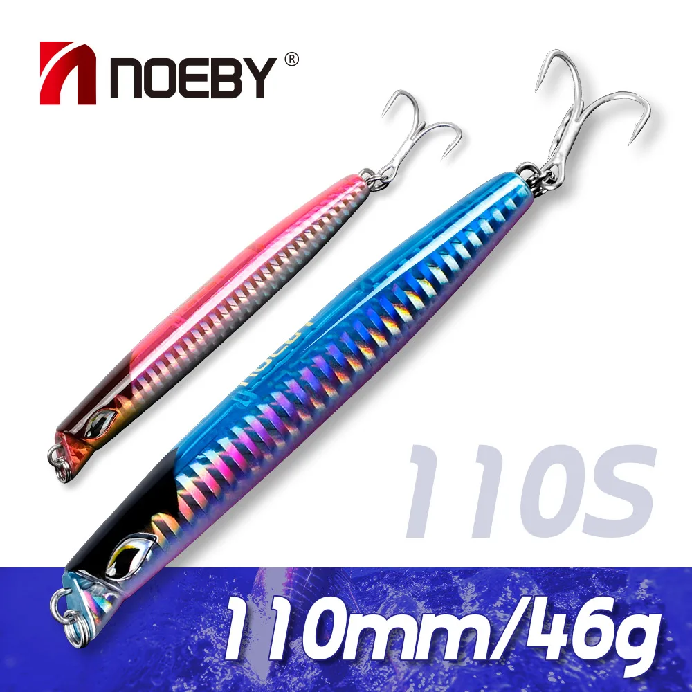 

Noeby Sinking Pencil Fishing Lures 110mm 46g Long Casting Wobblers Artificial Stickbait Hard Bait Saltwater Fishing Tackle