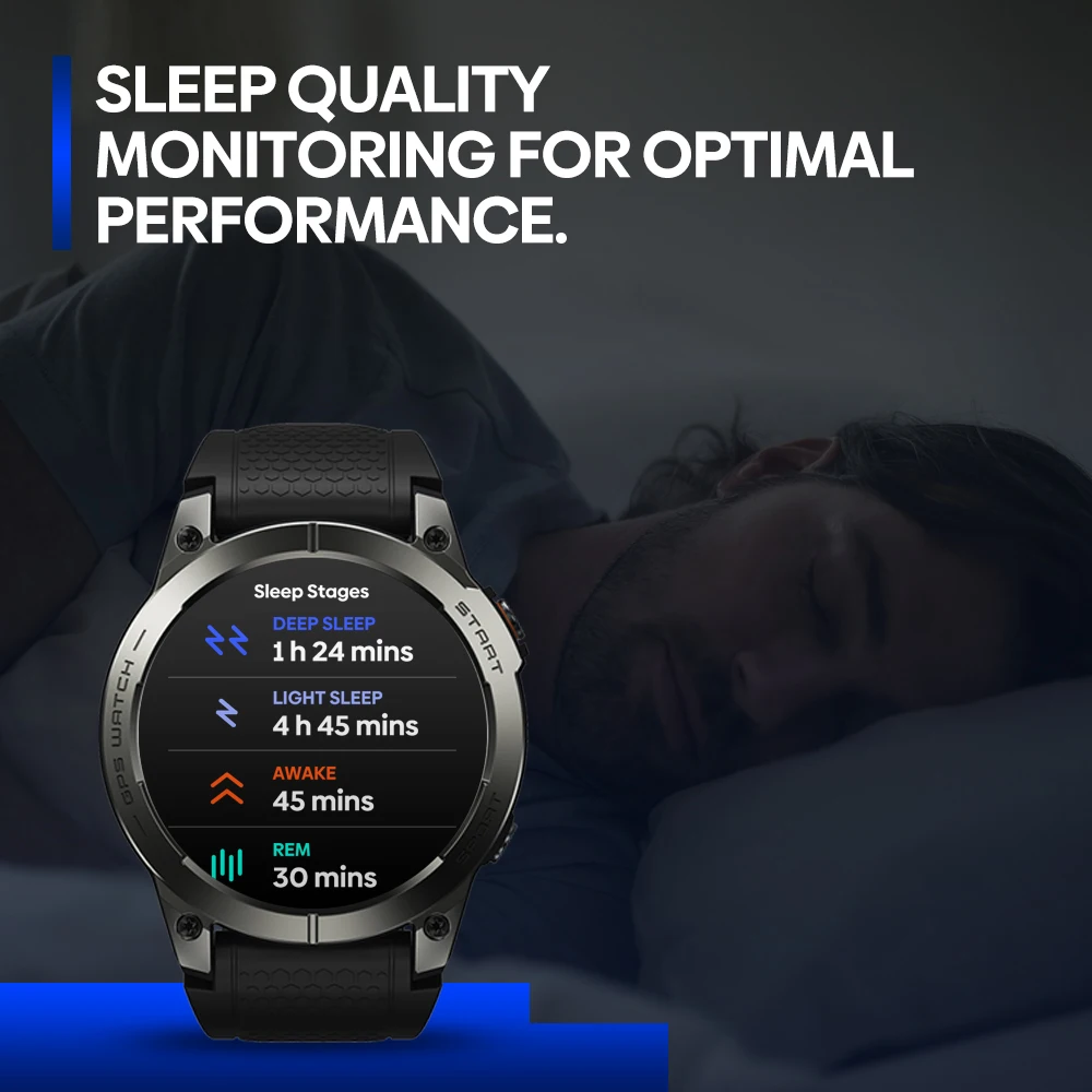 Смарт-часы мужские спортивные с AMOLED-экраном 1,43 дюйма, GPS, пульсометром и оксиметром