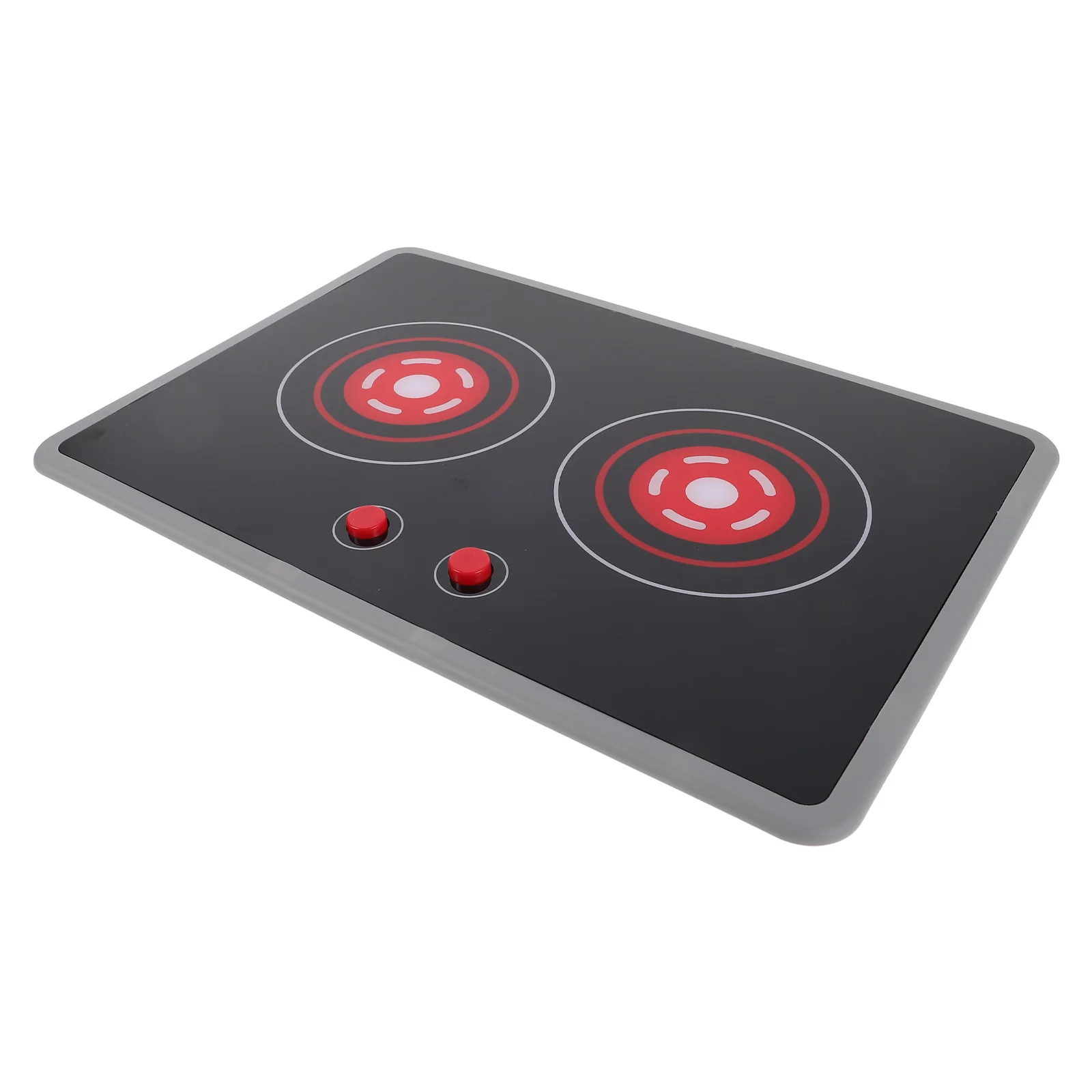 Simulado fogão de indução brinquedos cozinha jogar queimador elétrico cooktop utensílios de cozinha fingir aparelho de plástico