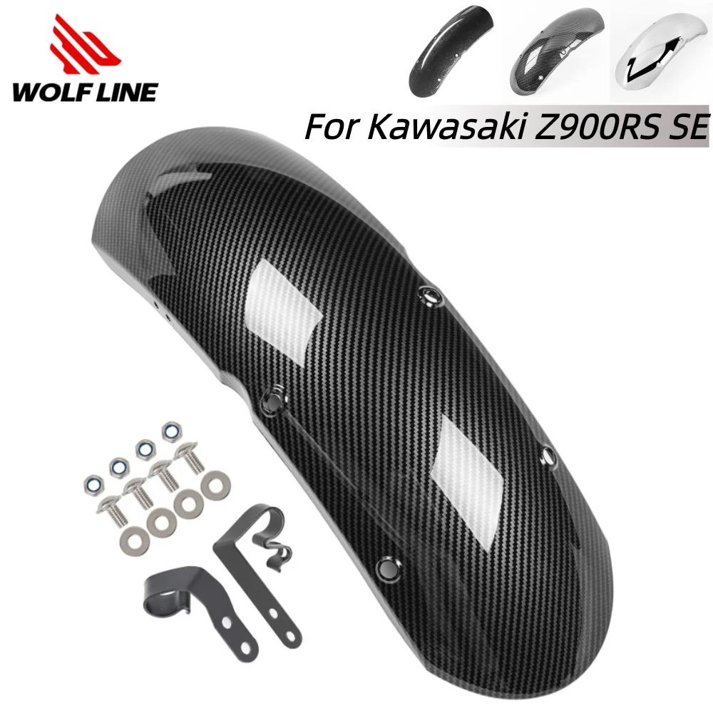 

Wolfline Z900RS Front Fender Motorcycle Mudguard Splash Guard for Kawasaki Z 900RS Z900 SE ABS Cafe 2018-2024 2019 2021 2023