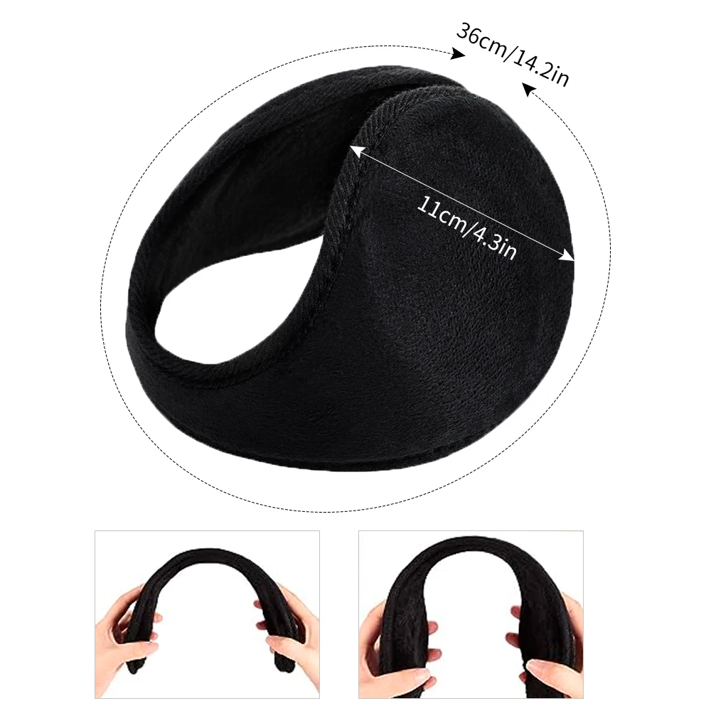 1pcs package Men\'s Winter Plush Wear Earmuffs, Autumn And Winter Soft Comfortable Ear Warmth Daily Use