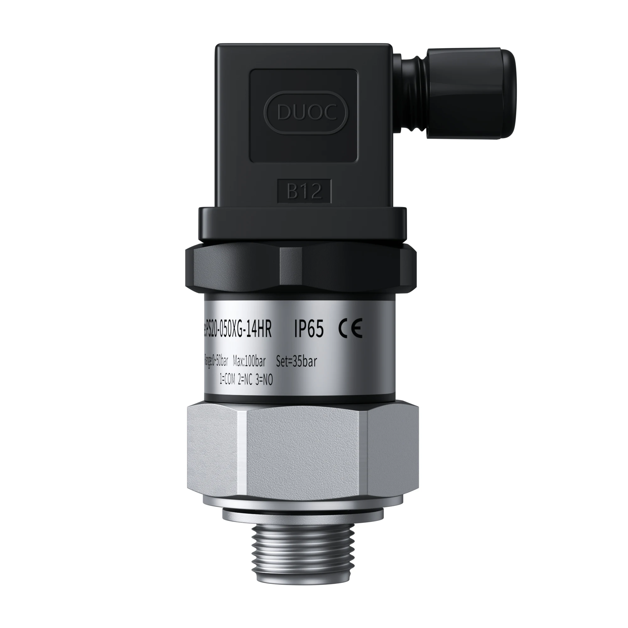 Mechanical Pressure Controller 10-100bar 20-200bar 30-300bar 40-400bar IP65 Adjustable Pressure Switches For Oil Water Pump