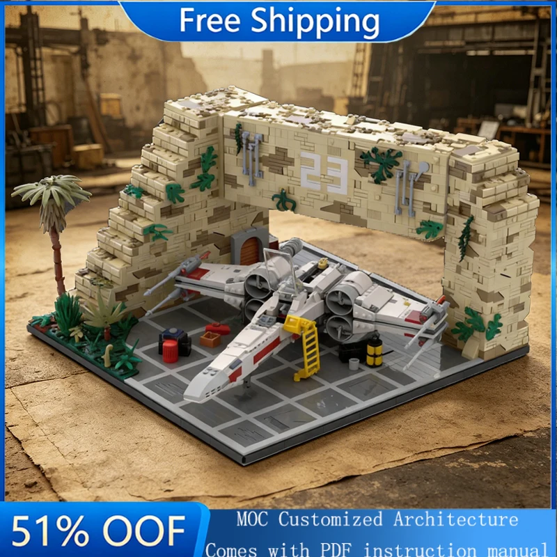 

Новый конструктор MOC Star Battle Starfleet X Hangar (2465 деталей) — креативный набор для сборки, идеальный подарок на день рождения для детей