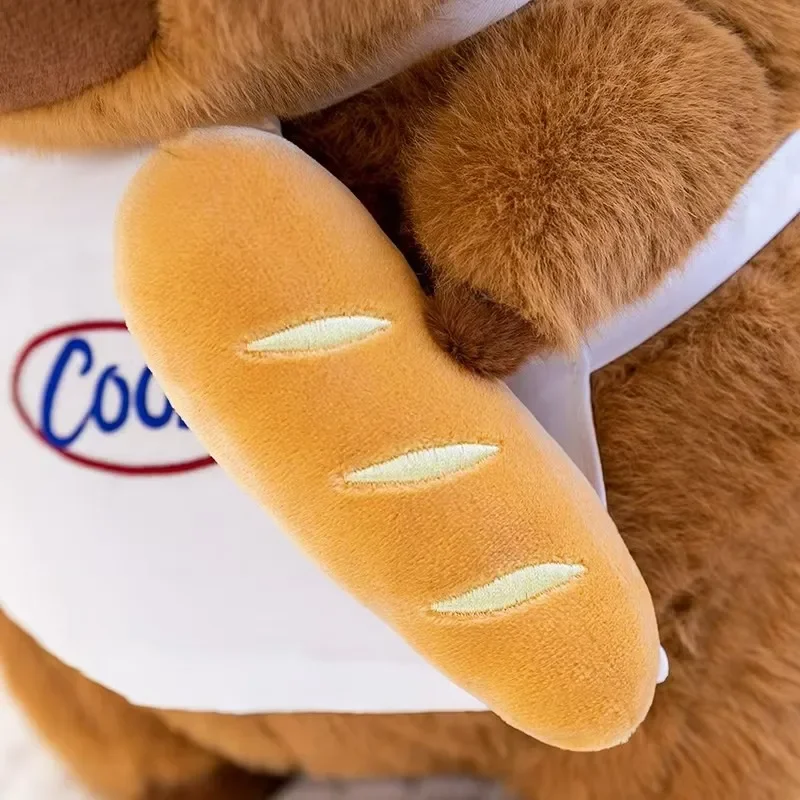 30Cm Kok Capybara Pluche Simulatie Baker Kapibala Anime Pluizig Speelgoed Schattige Brood Pop Knuffels Zachte Pop Kerstcadeau