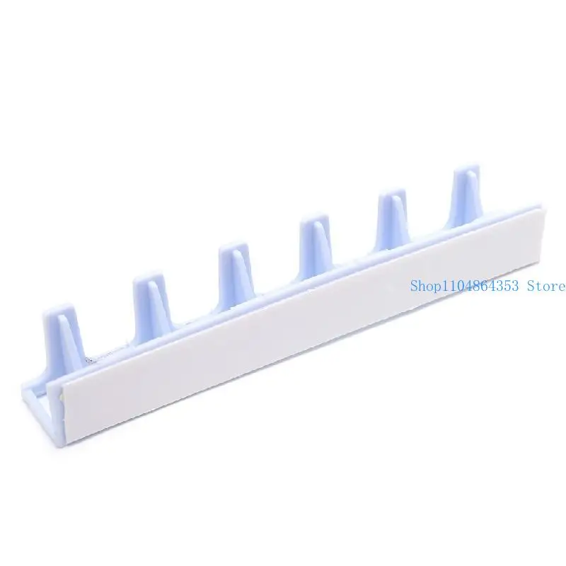 

652F White Necklace Jewelry Holder Adhesive Wall Mounted Hooks Hanging Display Organiser Necklaces Ring Bracelet Holder
