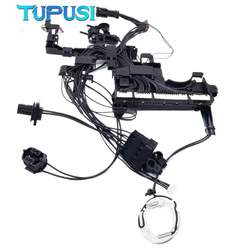 HID العلوي الأسلاك الداخلية قابس كوابل مجمع الأسلاك لسيارات BMW 5 Series F10 F18 2014-2017 تسخير الجمعية مع AFS أو غير AFS #5