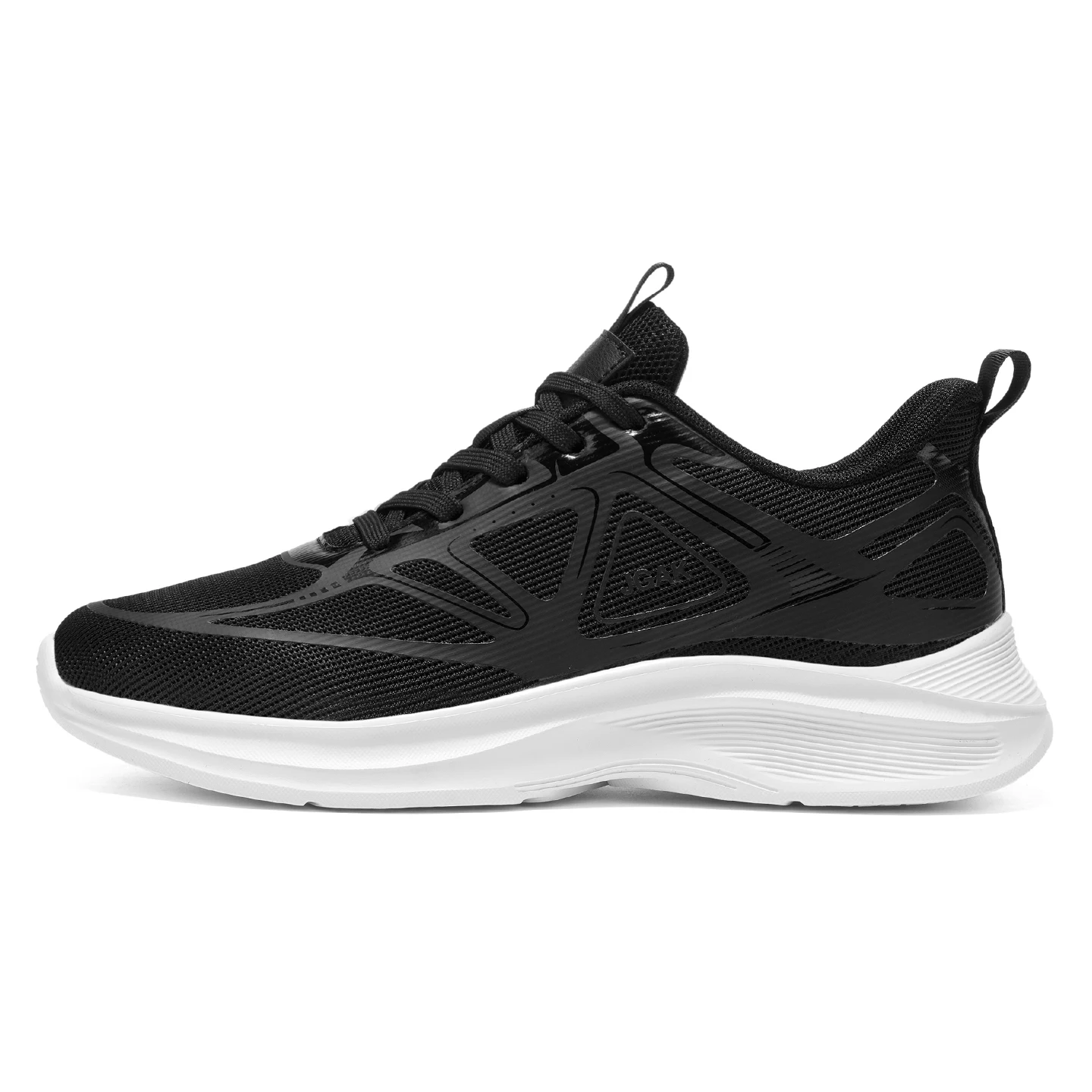 Chaussures de sport décontract - Knit Fabric Lace Up Sneakers avis et prix