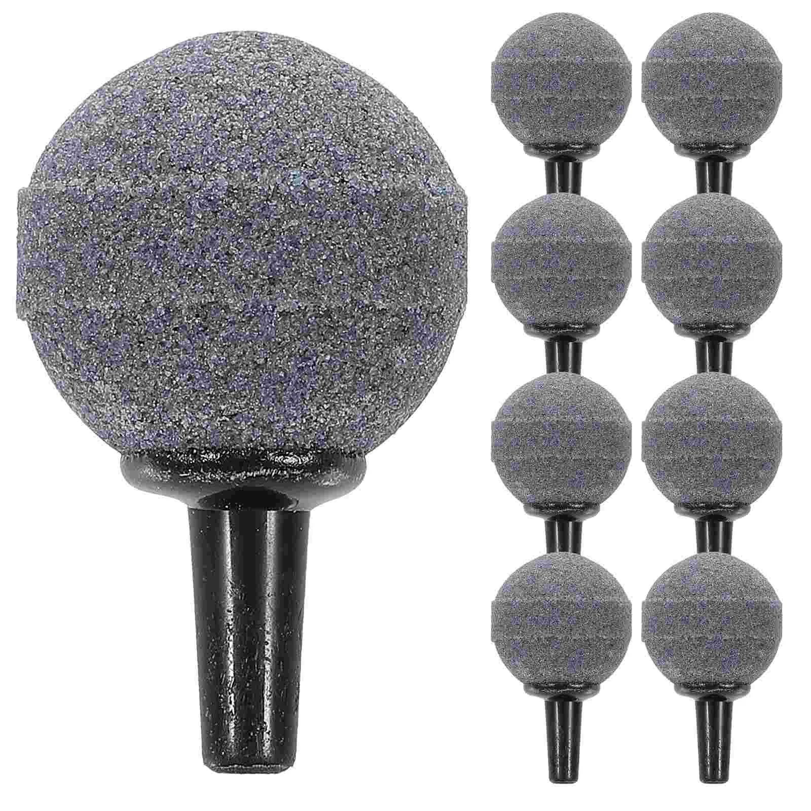 

10 Packs Hydroponic Air Stone Pump Water Aquarium Shape Bubble Airstones Diffuser Mineral Material Creates Water Currents