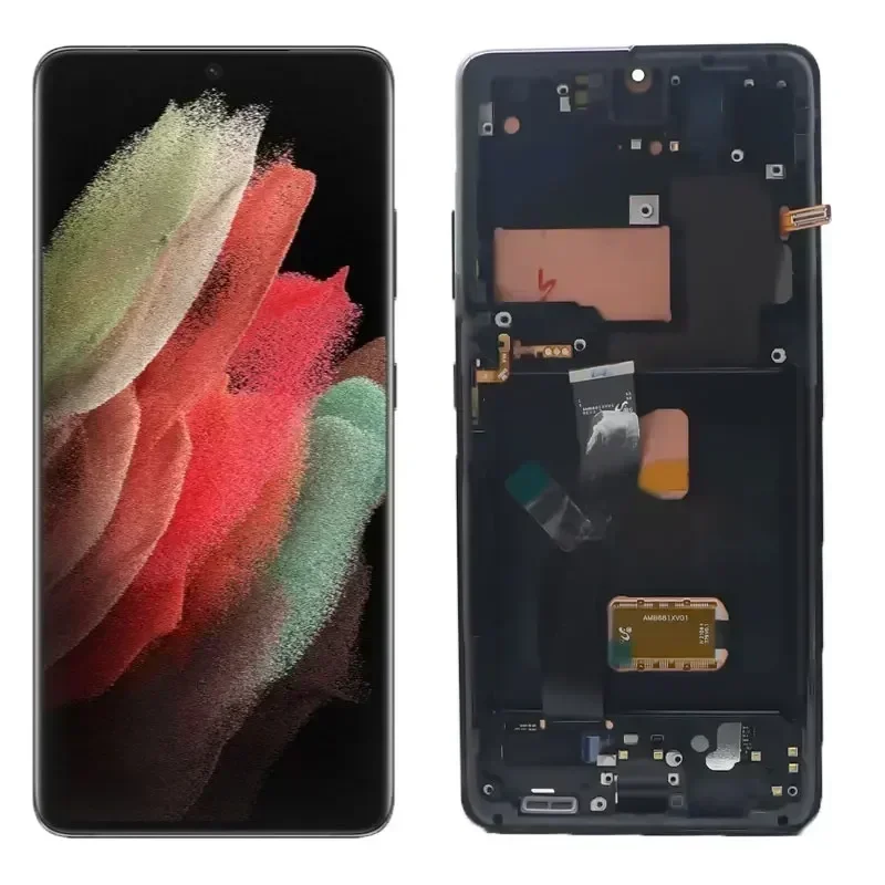 AMOLED s21ultra Display For Samsung Galaxy S21 Ultra 5G Lcd G998U G998F G998B/DS Super AMOLED Touch Screen Digitizer Assembly