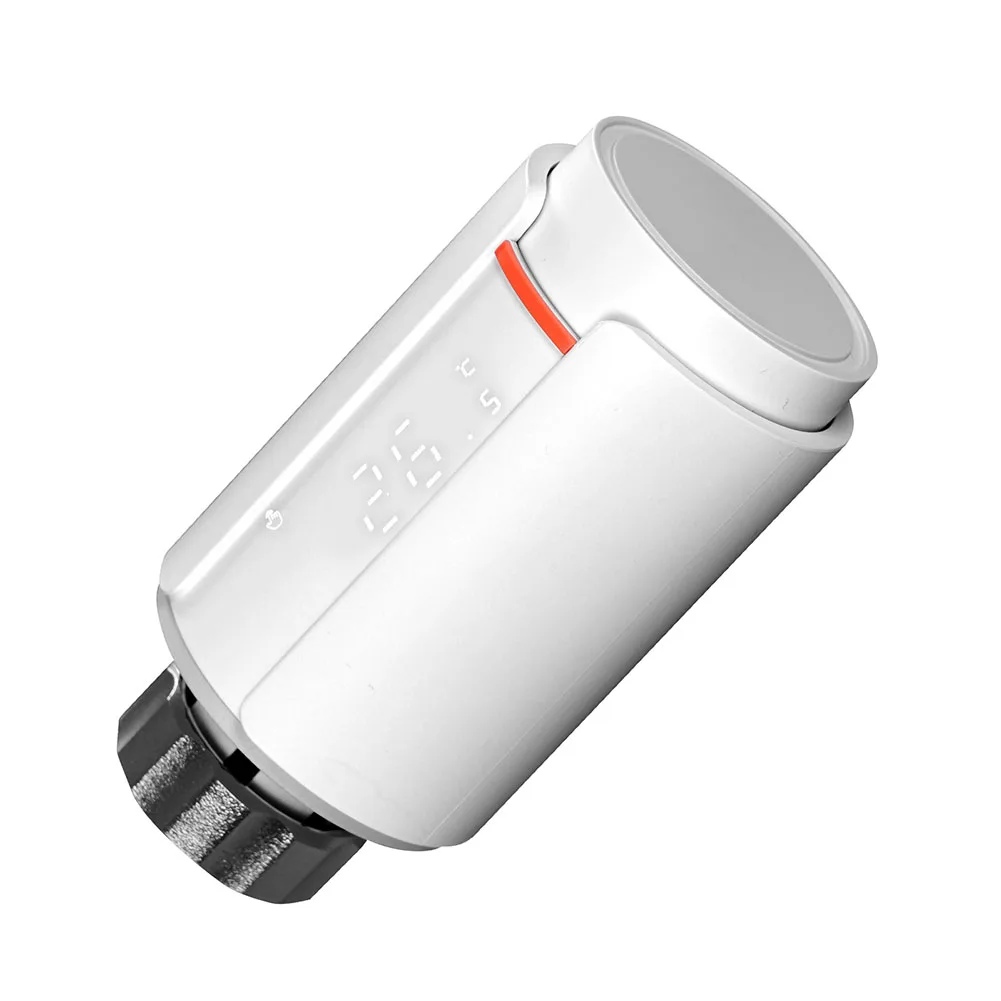 스마트 ZigBee 온도 조절 라디에이터 밸브는 앱 원격 제어 라디에이터 액추에이터 밸브 온도 조절기 라디에이터 액추에이터를 지원합니다.