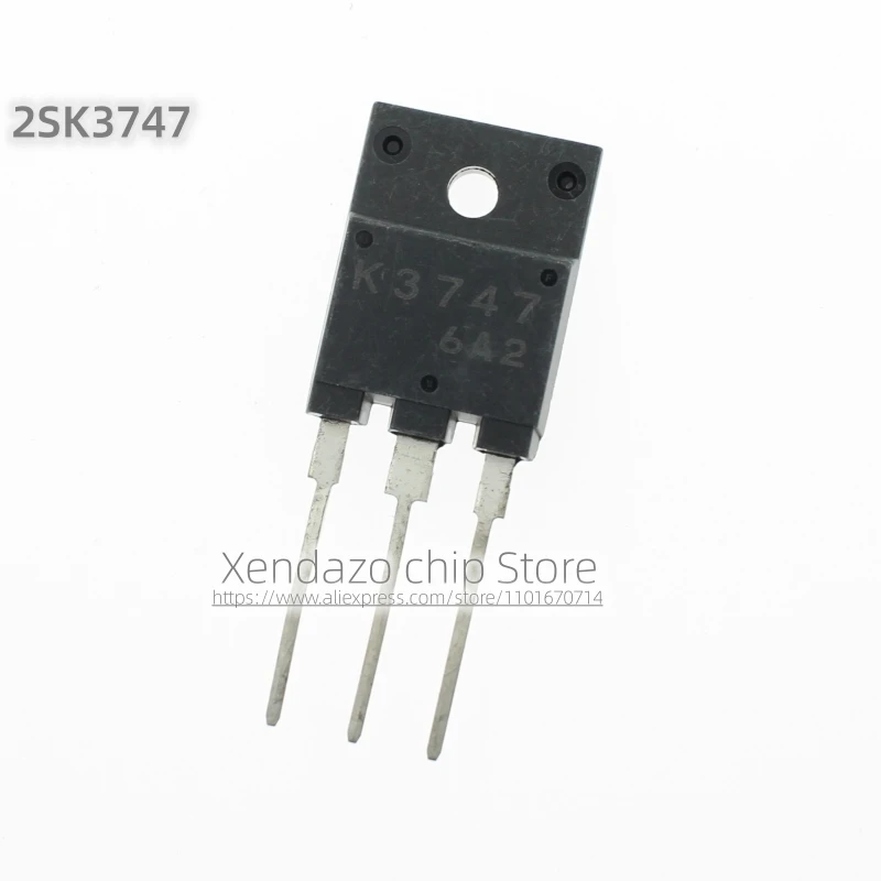 5pcs/lot 2SK3747 K3747 TO-3PF package Original genuine 2A/1500V MOS field effect