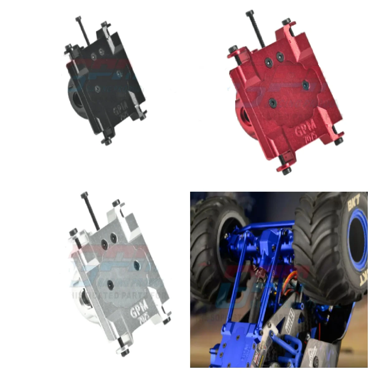 

LOSI 1/18 Mini LMT 4X4 7075 Комплект корпуса центральной коробки передач с крышкой