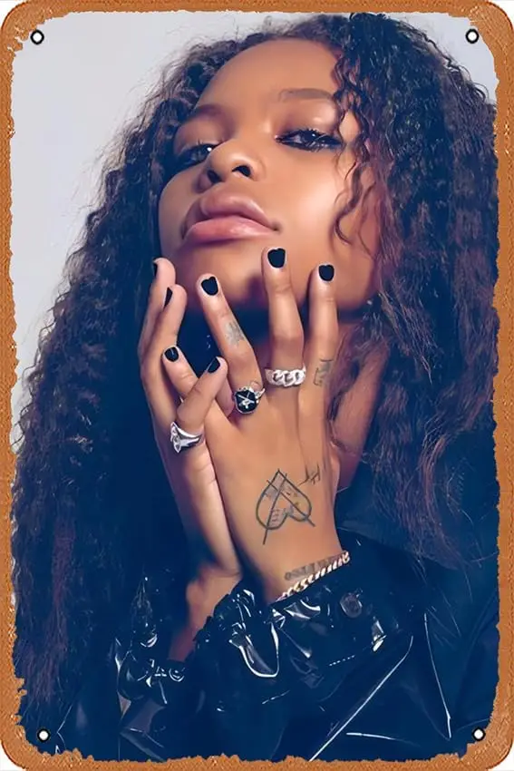 Kodie Shane Face Poster Iron Painting Wall Poster Metal Vintage Band Tin Signs Retro Garage Plaque Decorative Living Room G sign