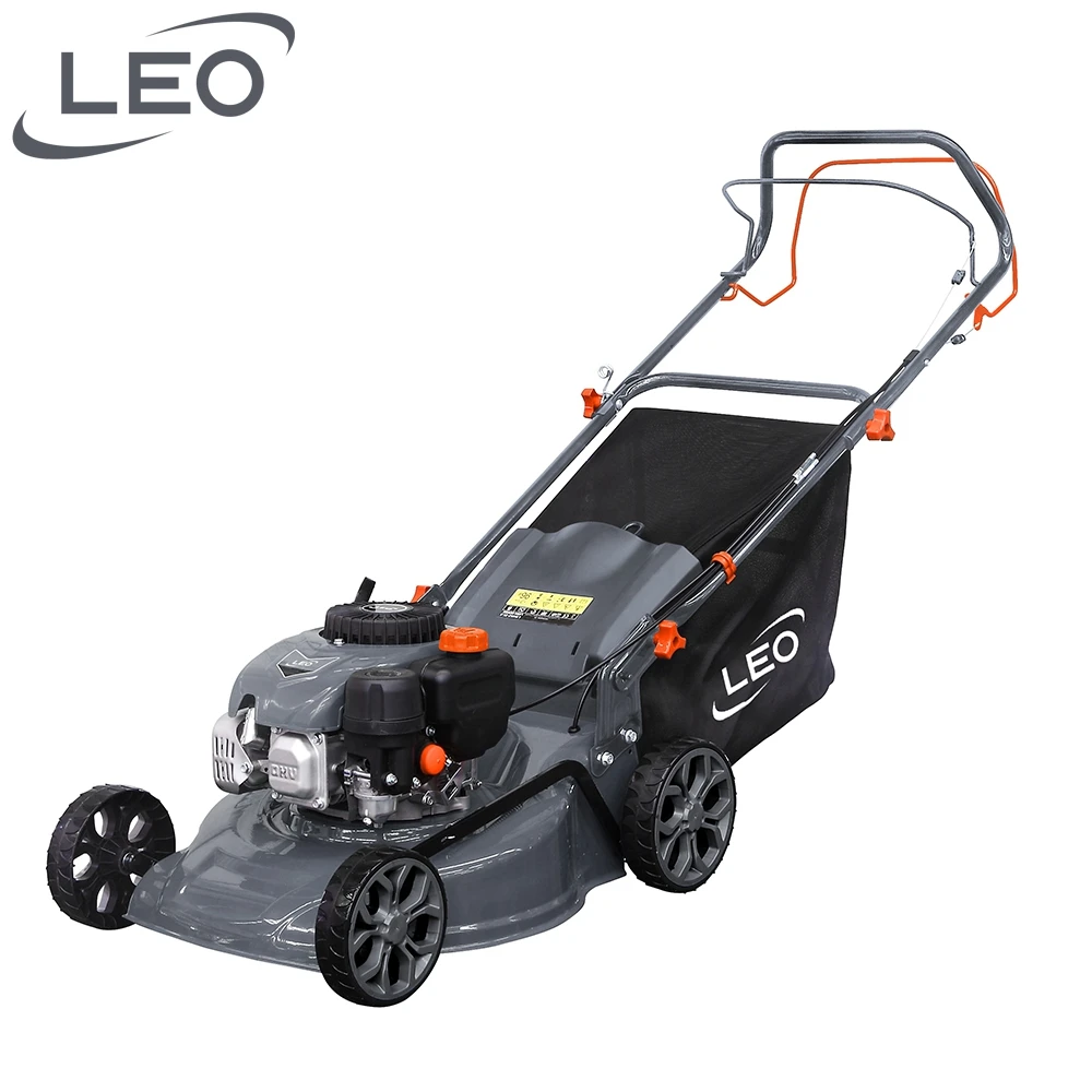 LEO LM46Z-L(NP130) جزازة العشب اللاسلكية البنزين مقبض قابل للطي محرك قطع العشب Sod آلة القطع بالجملة