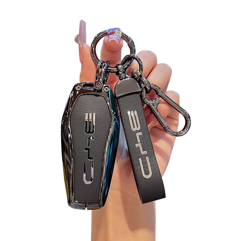 اكسسوارات السيارات مفتاح حافظة حامل غطاء مشبك ل BYD Atto 3 هان EV دولفين دائم أغنية ثانية برو تانغ Dm تشين بلس ماكس يوان #6